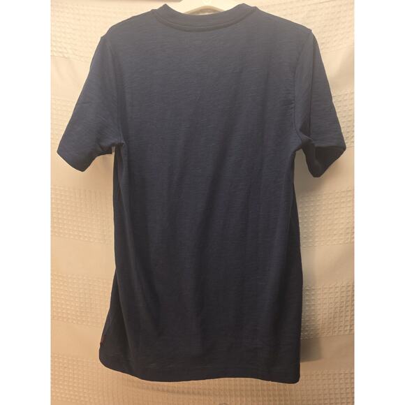 Levis Boys Tshirt Size 10/12 Blue Short Sleeve Casual Buttons 6271 - Picture 2 of 4